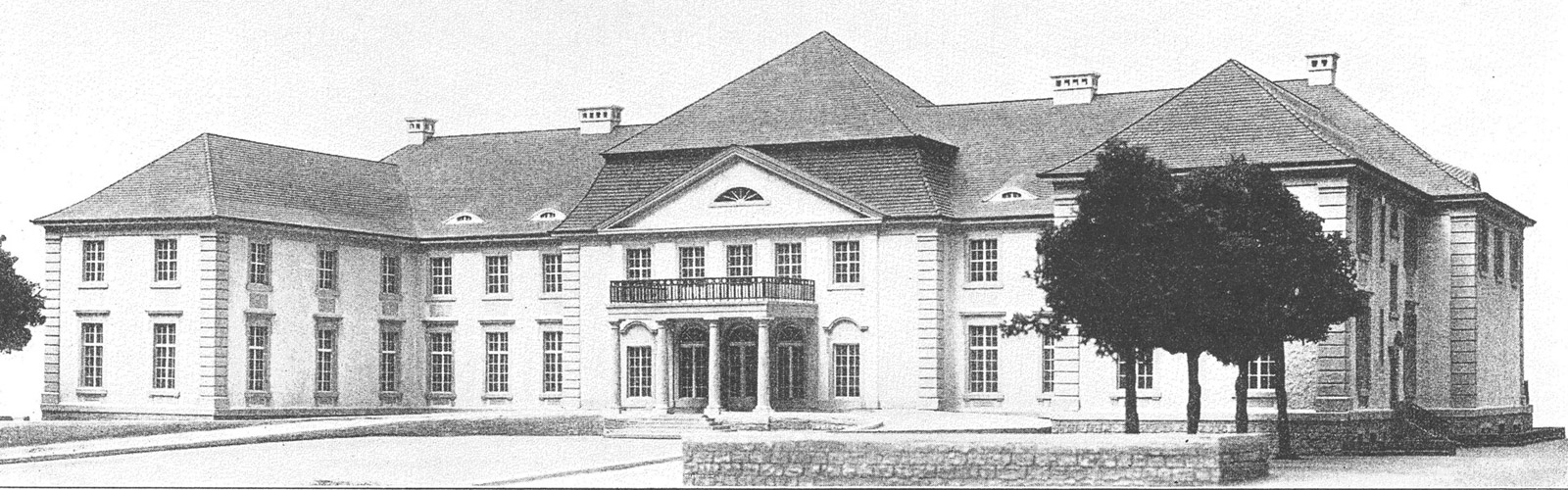 Schloss-Bahrendorf, alter Bauplan